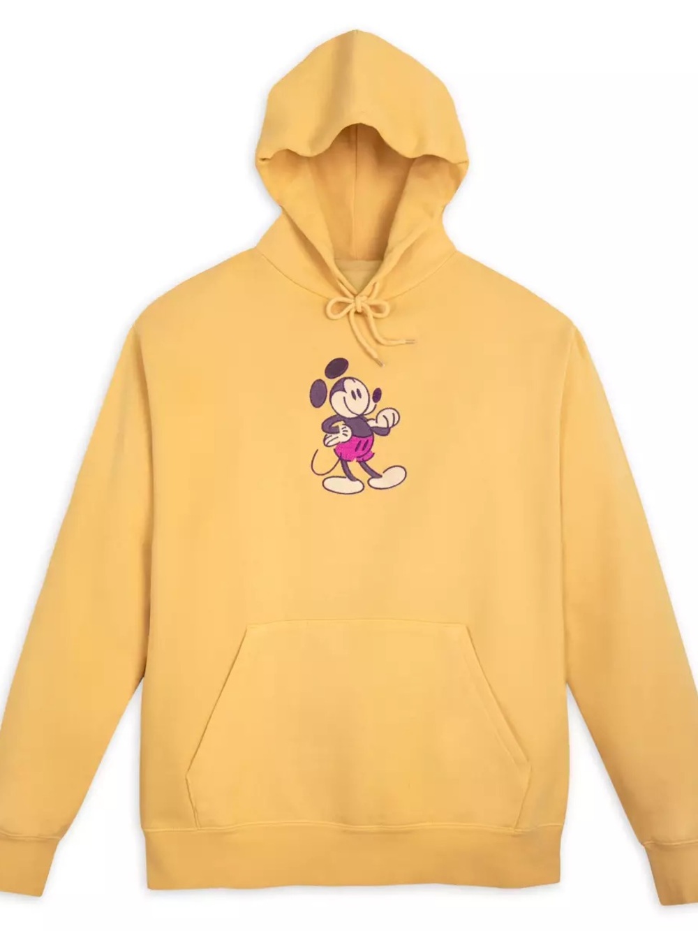 Disney Mickey Mouse Yellow 3X Genuine Pullover Hoodie 100% Organic Cotton